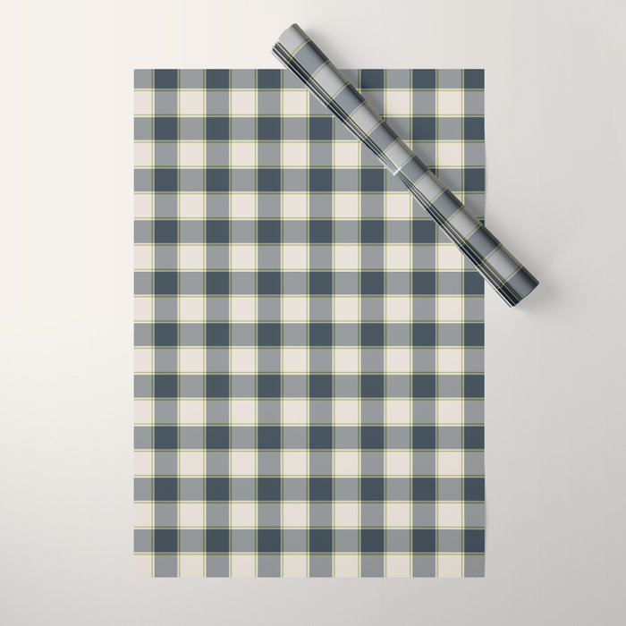 Modern Tartan in Earth Tones Wrapping Paper Gallery Image 1