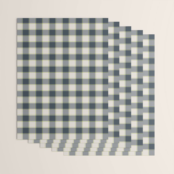 Modern Tartan in Earth Tones Wrapping Paper Gallery Image 3