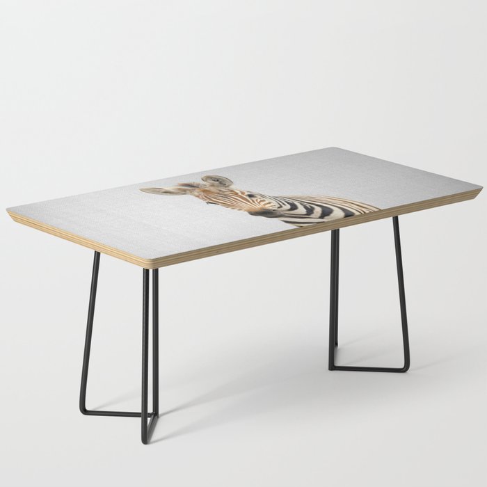 Baby Zebra - Colorful Coffee Table Gallery Image 1