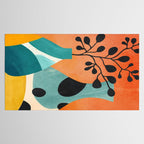 Modern Abstract Vases with Plant 2 Tablecloth Gallery Image 2