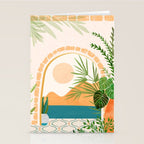Baja California Villa Landscape Stationery Card Gallery Image 2
