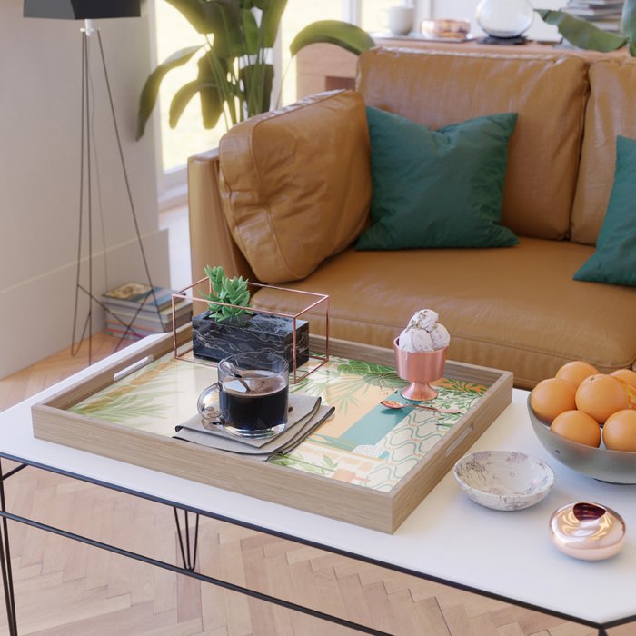 Baja California Villa Landscape Serving Tray Gallery Image 2