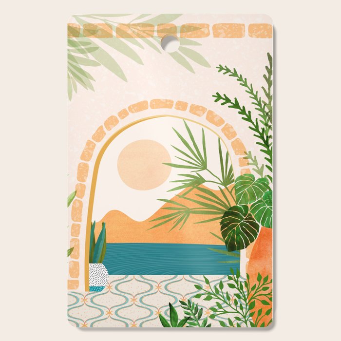 Baja California Villa Landscape Cutting Board Gallery Image 1