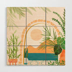 Baja California Villa Landscape Wood Wall Art Gallery Image 1