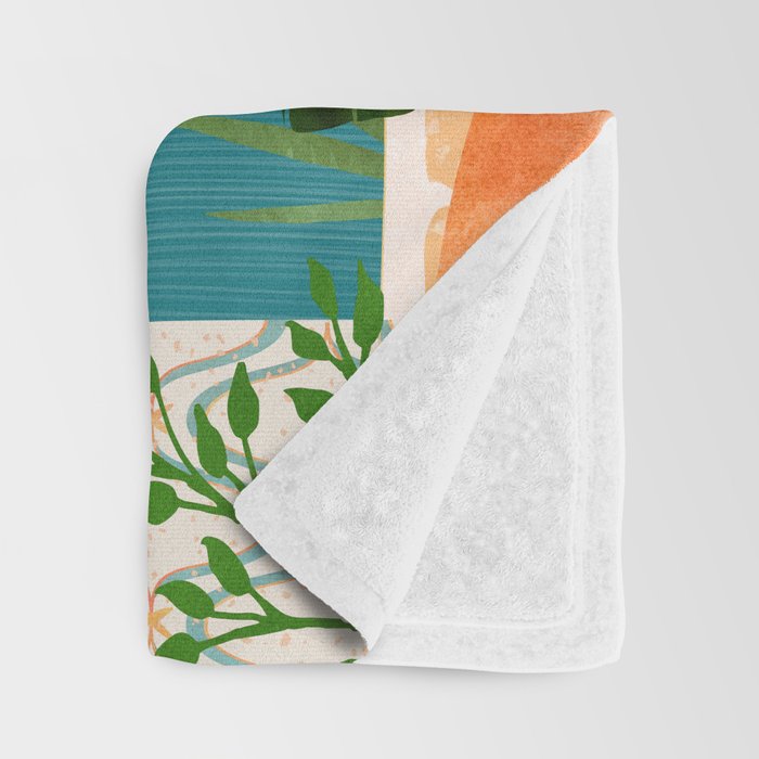 Baja California Villa Landscape Throw Blanket Gallery Image 3