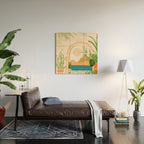 Baja California Villa Landscape Wood Wall Art Gallery Image 2