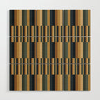 Mixed Stripes Pattern XXV Bold Earthy Wood Wall Art Gallery Image 1