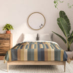 Mixed Stripes Pattern XXV Bold Earthy Comforter Gallery Image 3