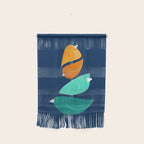 Bird Stack III Illustration Wall Hanging Gallery Image 1