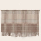 Color Block Lines XLII Coffee Creme Wall Hanging Gallery Image 1