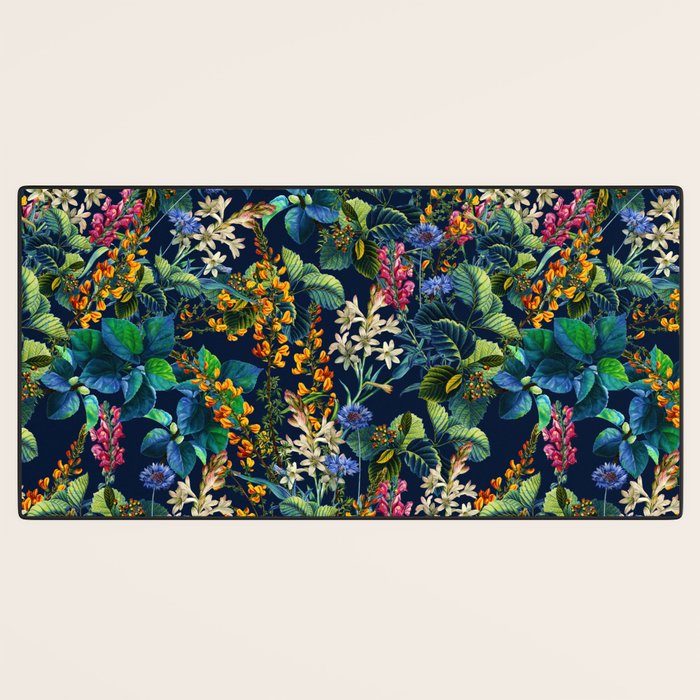 Blue Night Garden Desk Mat Gallery Image 3