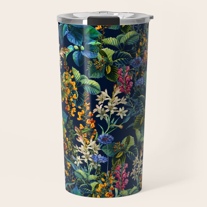 Blue Night Garden Travel Mug Gallery Image 1
