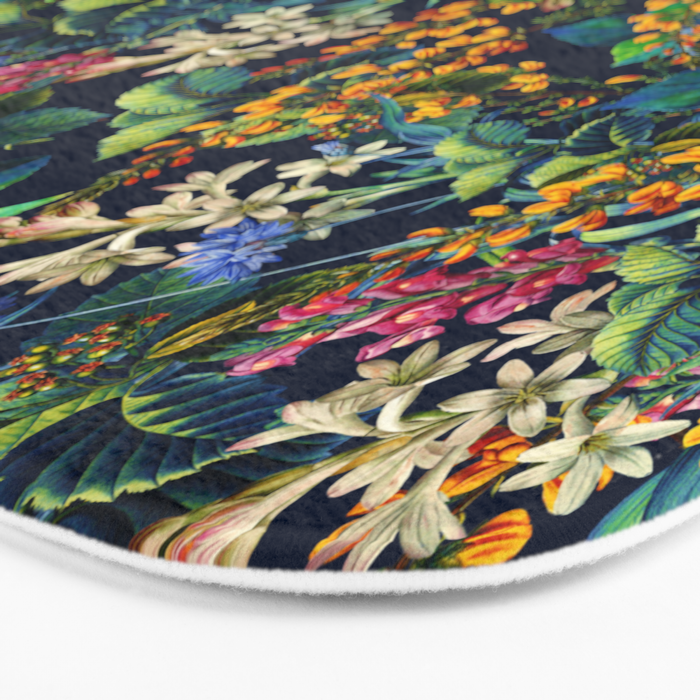 Blue Night Garden Bath Mat Gallery Image 3