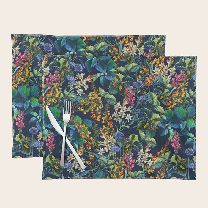 Blue Night Garden Placemat Gallery Image 1