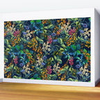 Blue Night Garden Wall Mural Gallery Image 2