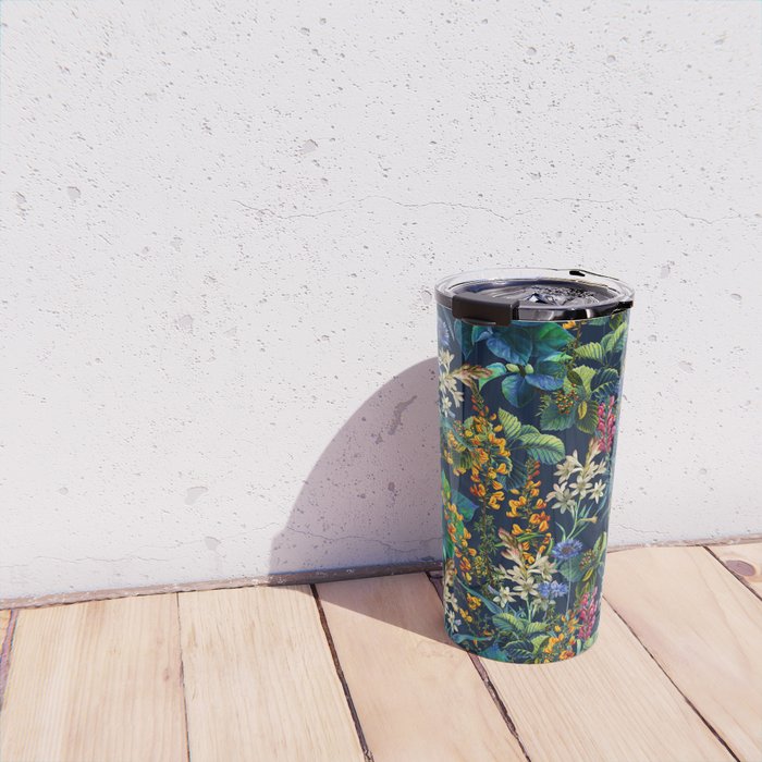 Blue Night Garden Travel Mug Gallery Image 4