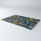 Blue Night Garden Rug Gallery Image 3
