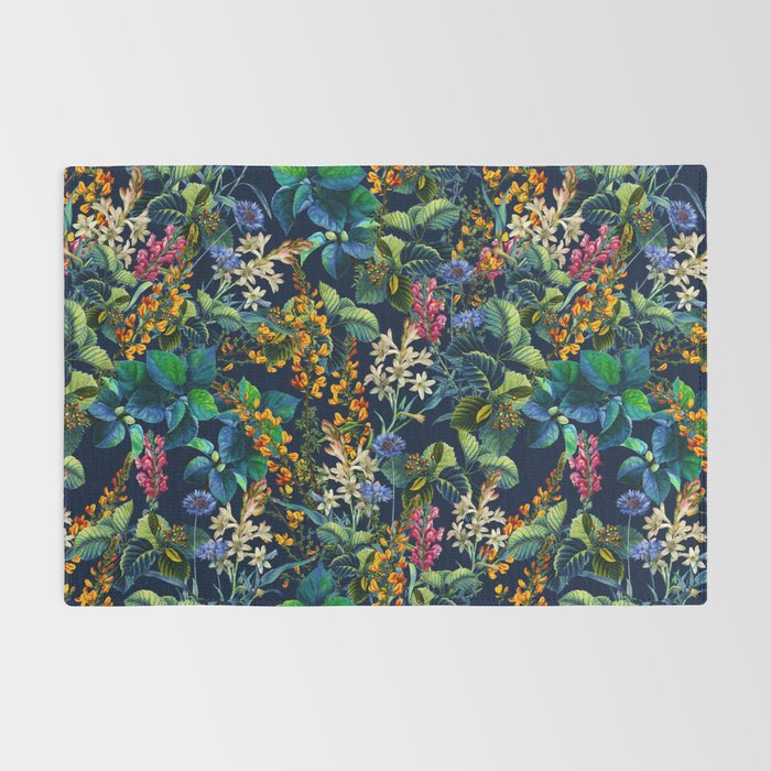Blue Night Garden Rug Gallery Image 2