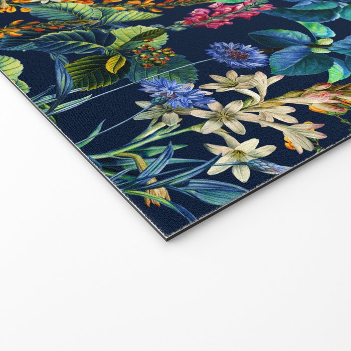 Blue Night Garden Welcome Mat Gallery Image 2