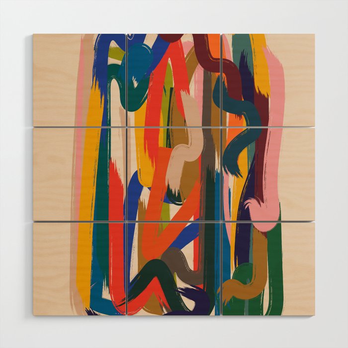 Groovy Wood Wall Art Gallery Image 1