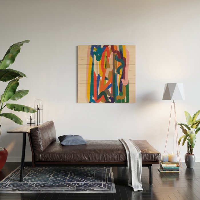 Groovy Wood Wall Art Gallery Image 2