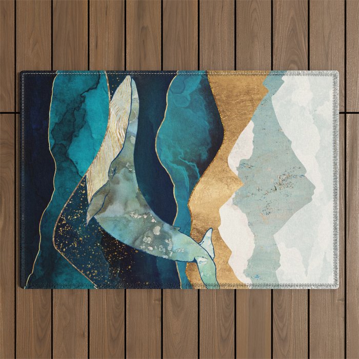 Blue Whale Outdoor Rug Gallery Image 1
