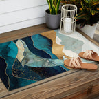 Blue Whale Outdoor Rug Gallery Image 2