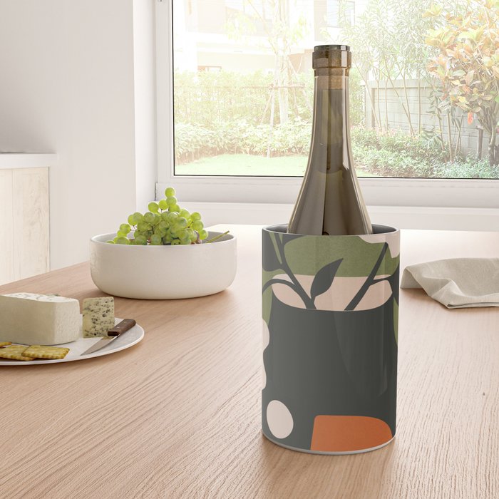 Geometric Blossom 3 Wine Chiller Gallery Image 4