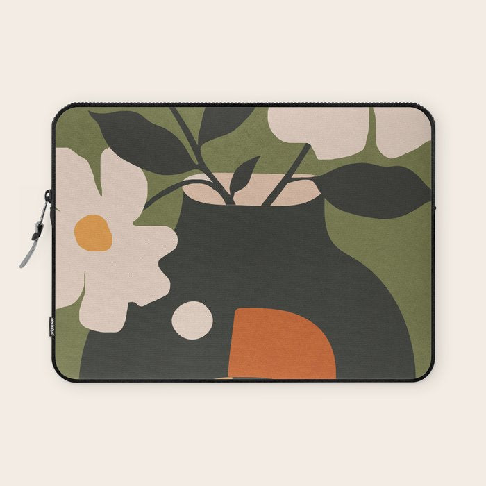 Geometric Blossom 3 Laptop Sleeve Gallery Image 1
