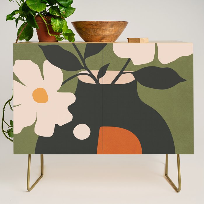 Geometric Blossom 3 Credenza Gallery Image 1