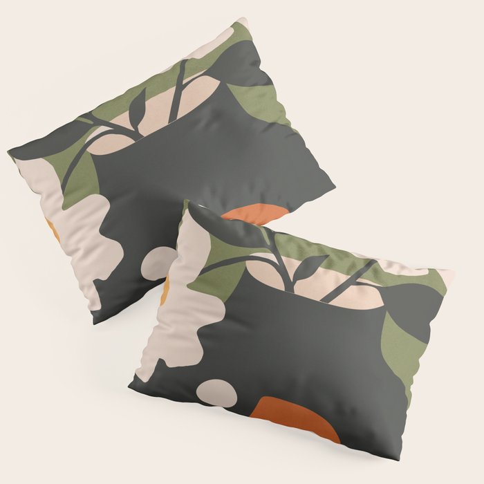 Geometric Blossom 3 Pillow Sham Gallery Image 3