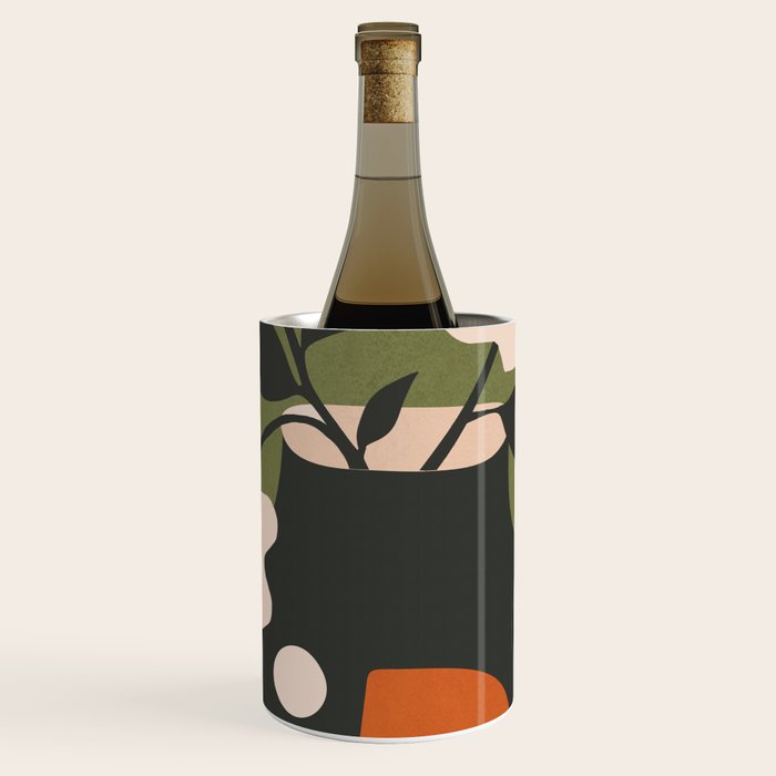 Geometric Blossom 3 Wine Chiller Gallery Image 1