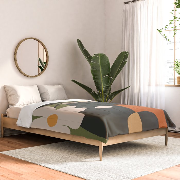 Geometric Blossom 3 Comforter Gallery Image 2