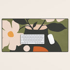 Geometric Blossom 3 Desk Mat Gallery Image 1
