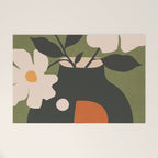 Geometric Blossom 3 Welcome Mat Gallery Image 1
