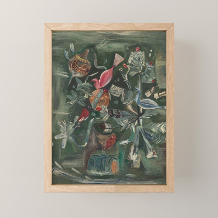 Christmas Tree by Frances Hodgkins # 1940s Mini Art Print Gallery Image 1