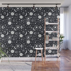 Celestial dark pattern DS Wall Mural Gallery Image 1