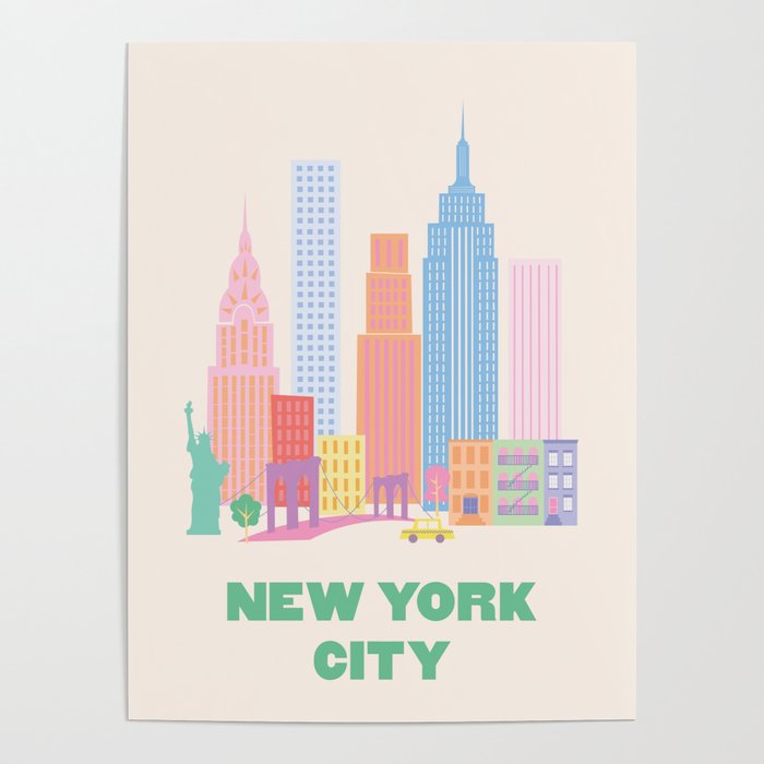 New York City Skyline Poster Gallery Image 4