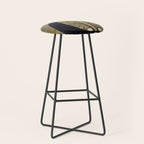 Klimt Black Cat Masked Bandit with Three Paws Stool Gallery Image 1