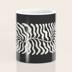 Onyx Ferns: Black & White Matisse Edition Coffee Mug Gallery Image 4