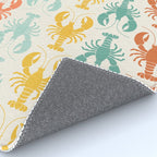 Lobster parade - retro Rug Gallery Image 4