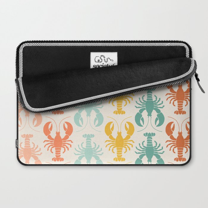Lobster parade - retro Laptop Sleeve Gallery Image 2