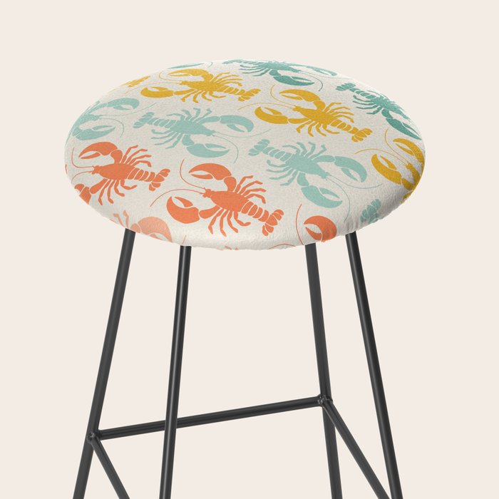 Lobster parade - retro Stool Gallery Image 2