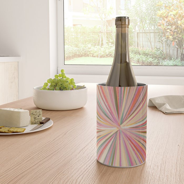 Abstract Pink Bloom Wine Chiller Gallery Image 4