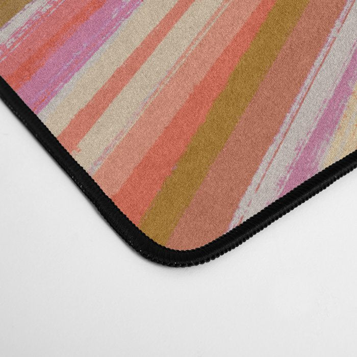 Abstract Pink Bloom Desk Mat Gallery Image 4