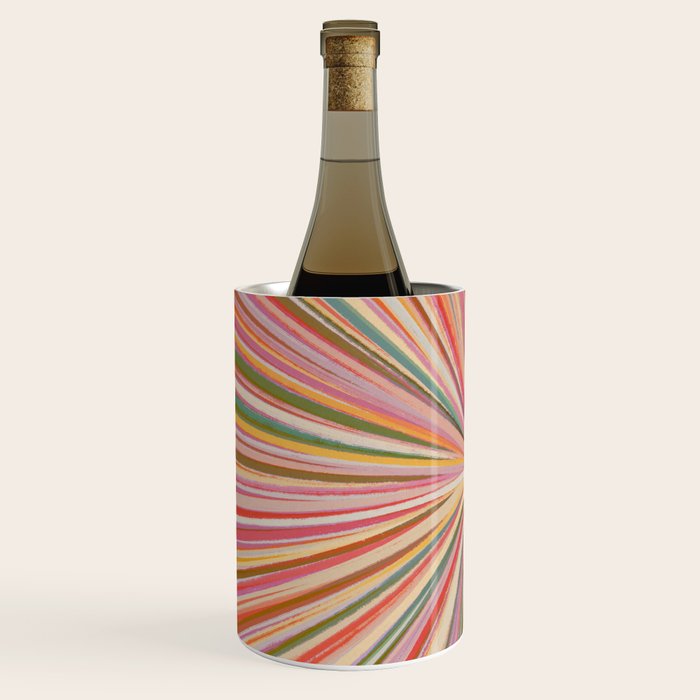 Abstract Pink Bloom Wine Chiller Gallery Image 2