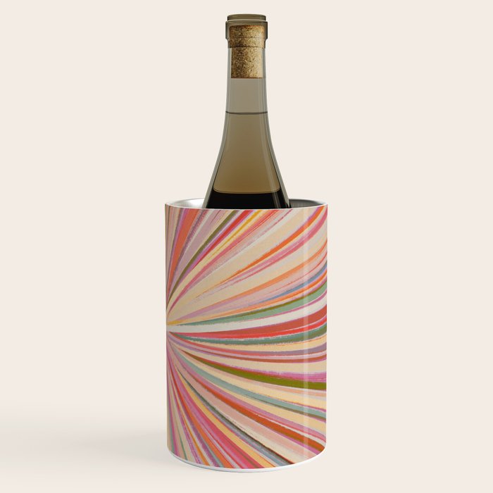 Abstract Pink Bloom Wine Chiller Gallery Image 3