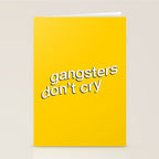 Gangsters Don't Cry Stationery Card Gallery Image 2