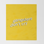 Gangsters Don't Cry Throw Blanket Gallery Image 2
