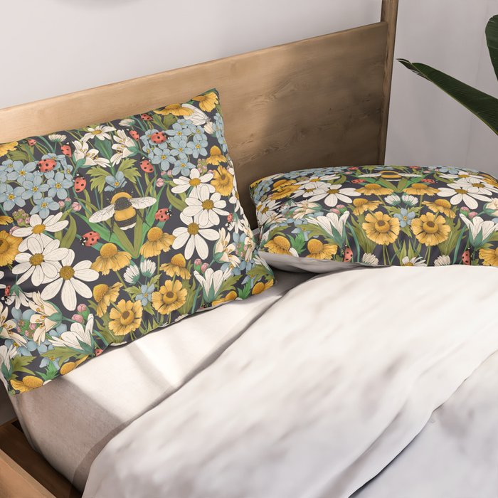 Beehaven in Bloom Pillow Sham Gallery Image 2